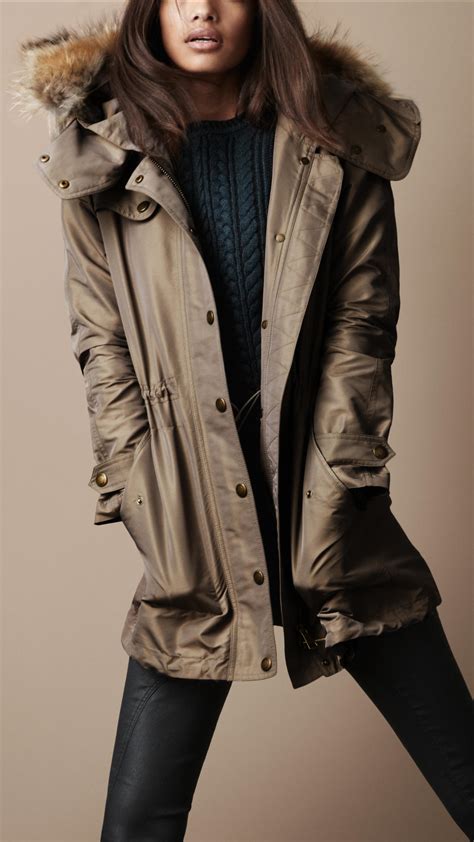 burberry women's parkas|burberry men's overcoat sale.